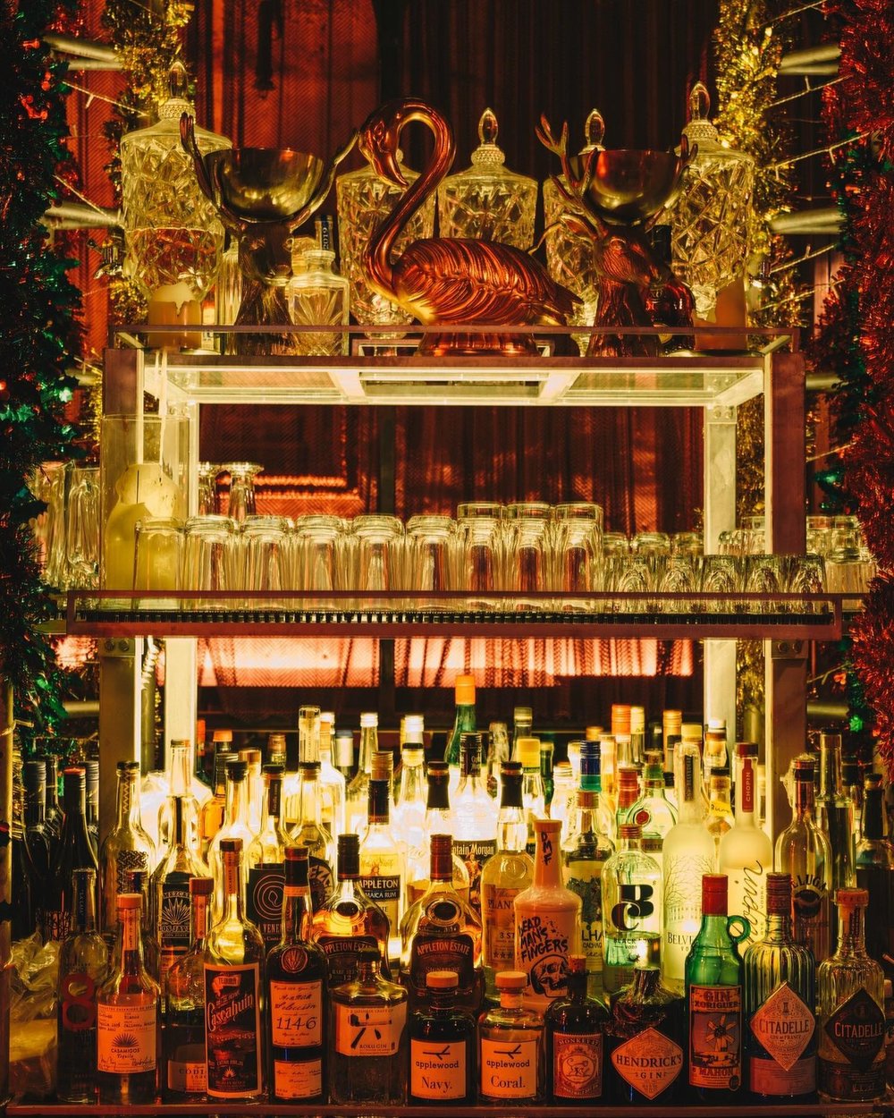 Alcohol isle in the club