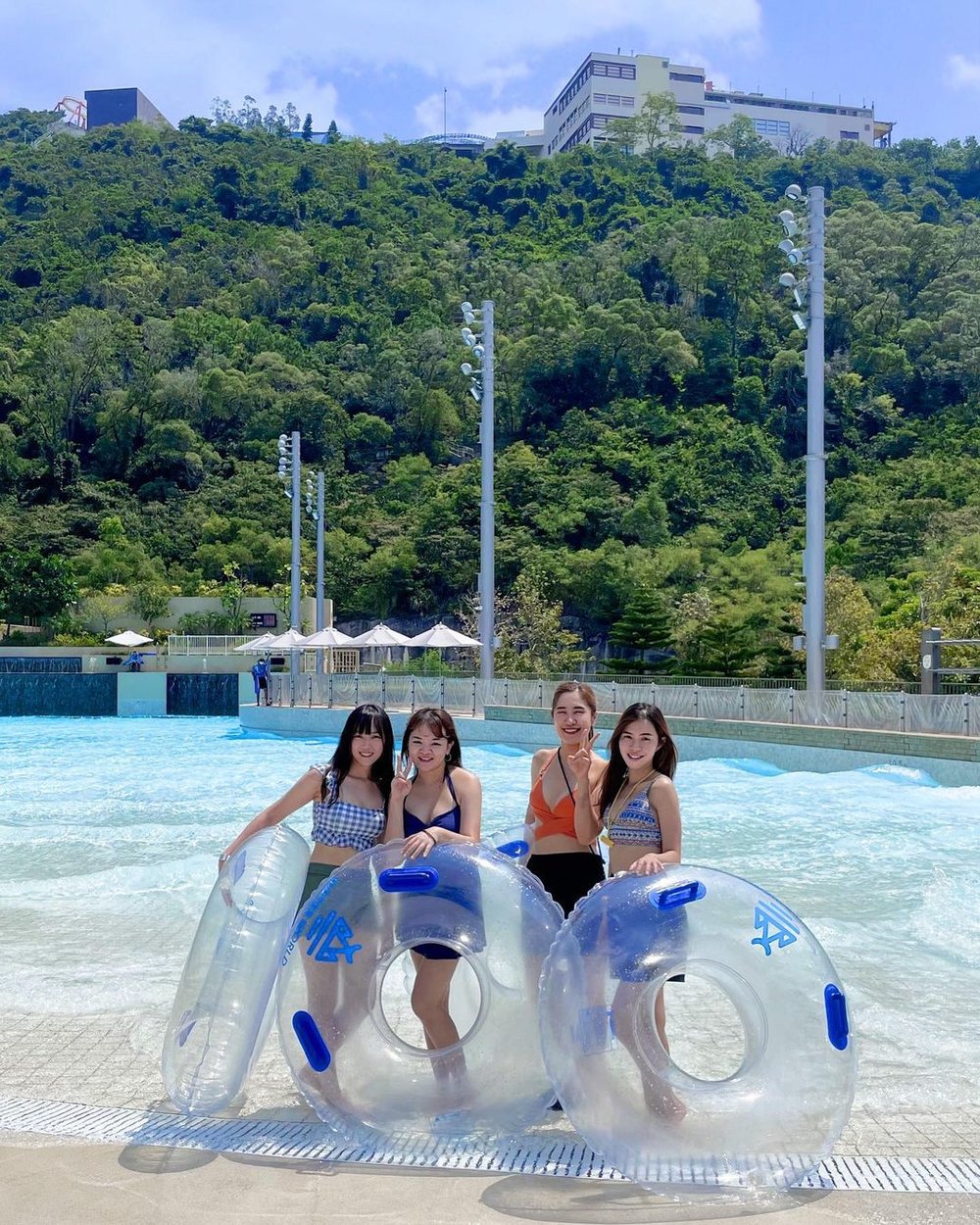 Water World water park in Ocean Park Hong Kong