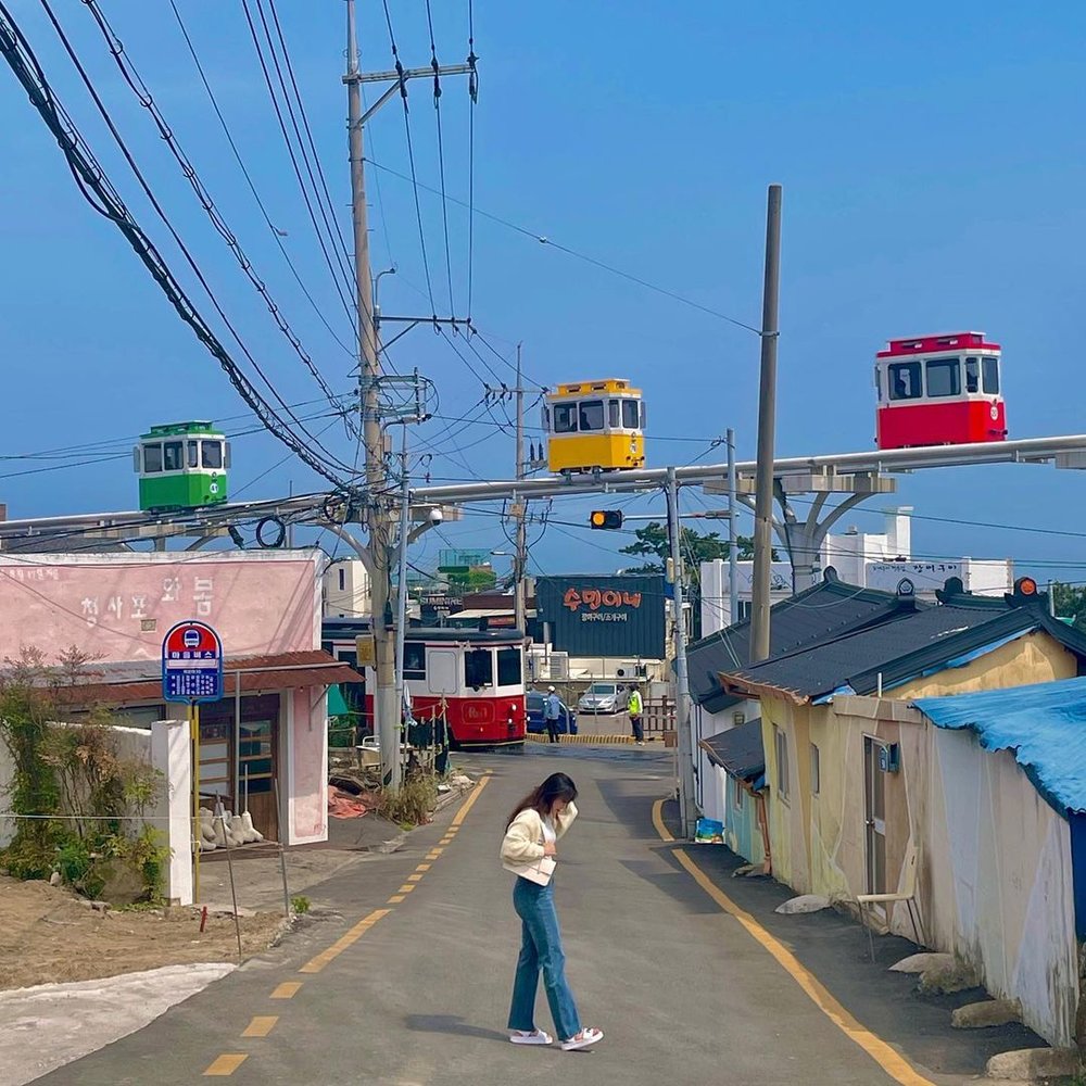 釜山海濱列車一日遊