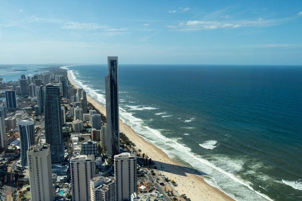ゴールドコースト 海岸線 