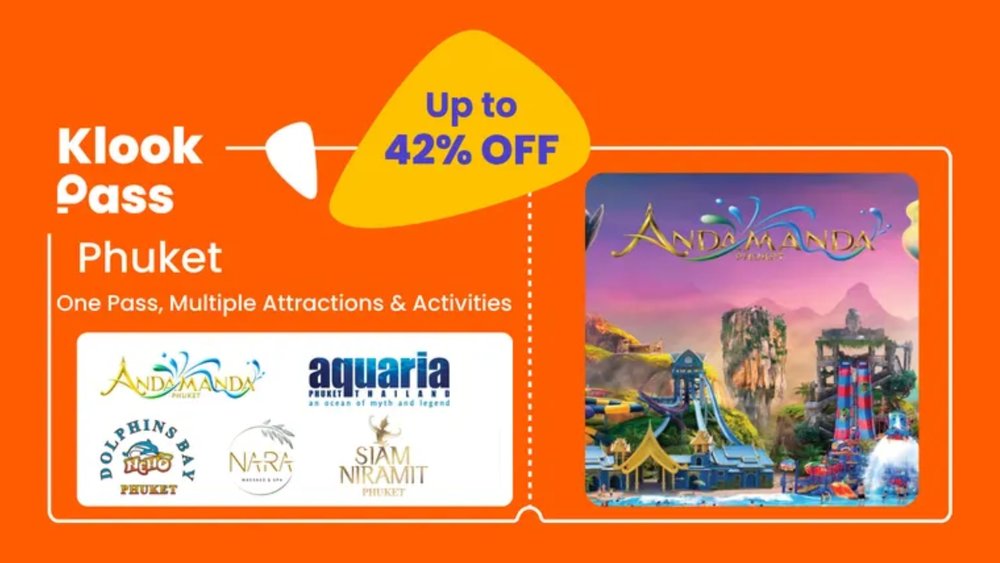 klook pass phuket: one pass, multiple attractions & activities