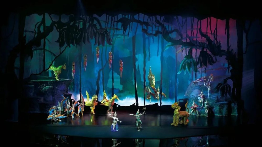 performers on a stage