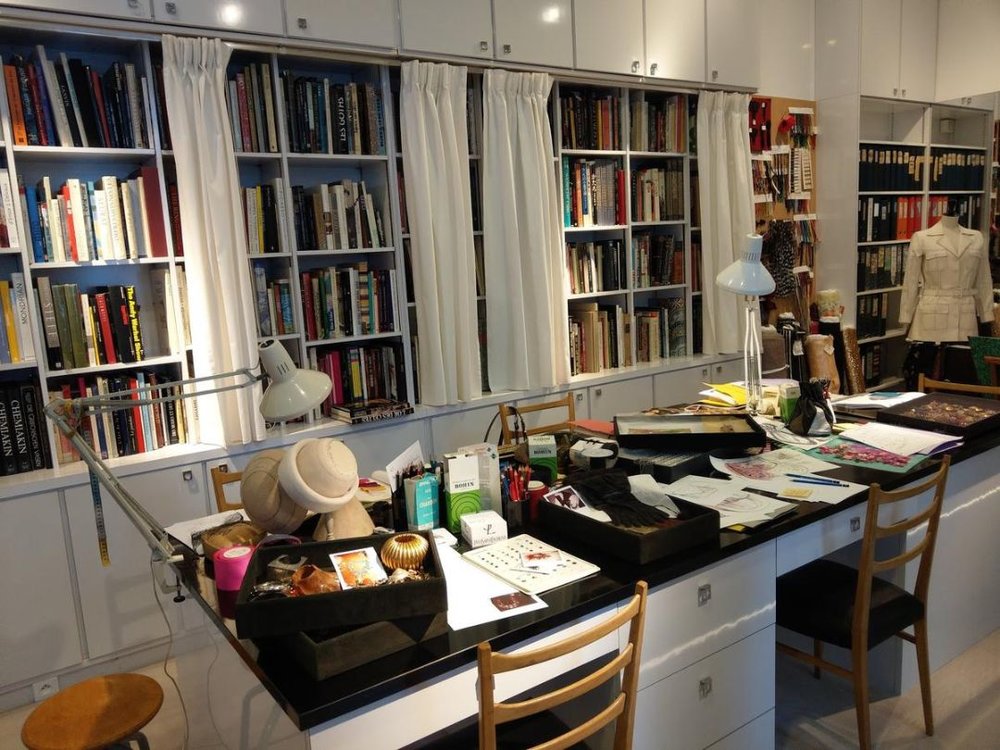 イヴ・サンローラン美術館 アトリエの風景