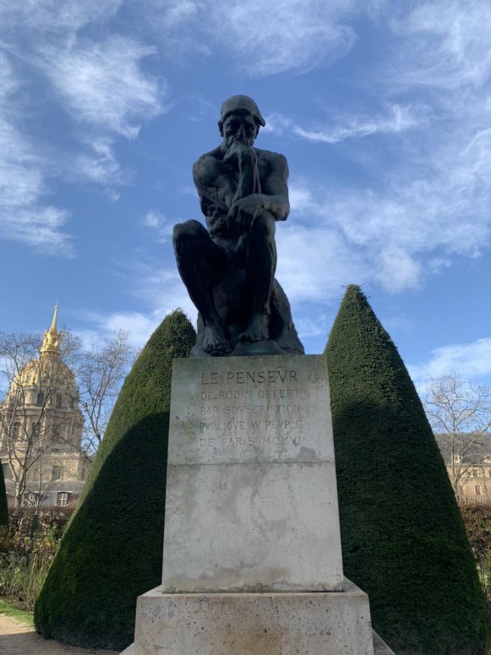 ロダン美術館 「考える人」