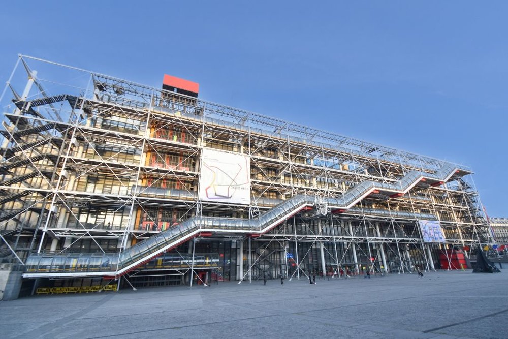 ポンピドゥー・センター(CENTRE POMPIDOU:国立近代美術館)外観