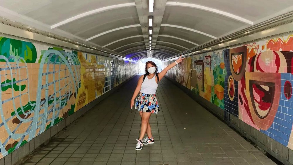 Make sure you take the Coleman Bridge underpass on your walk! Credits: @elisamae on Instagram
