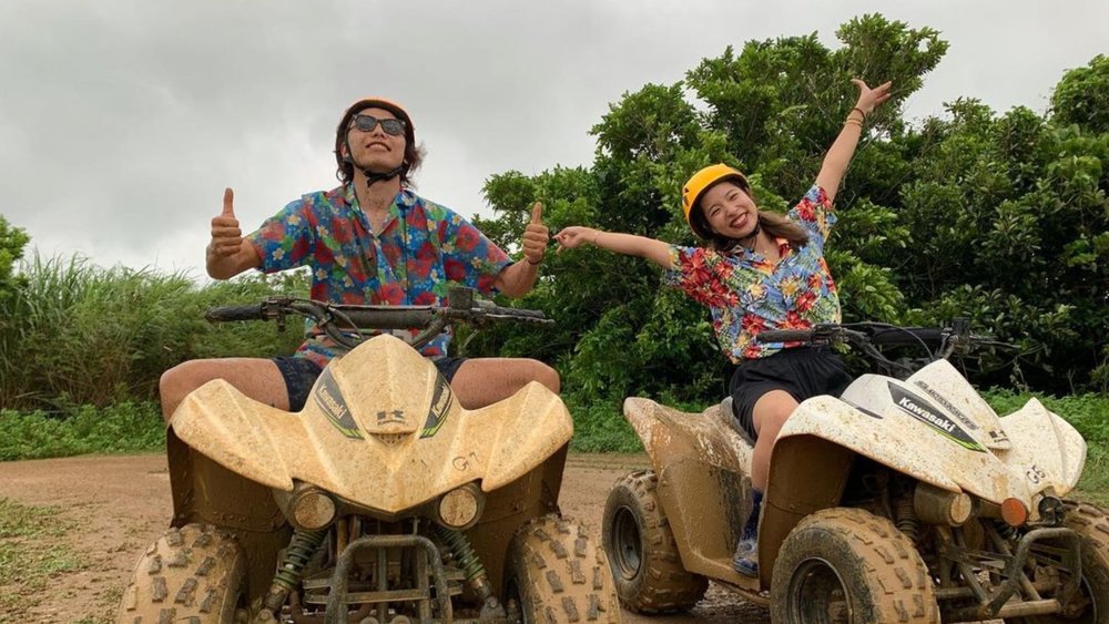 Time to rock ‘n’ roll on an ATV! Credits to @okinawa_dokidokitours on Instagram