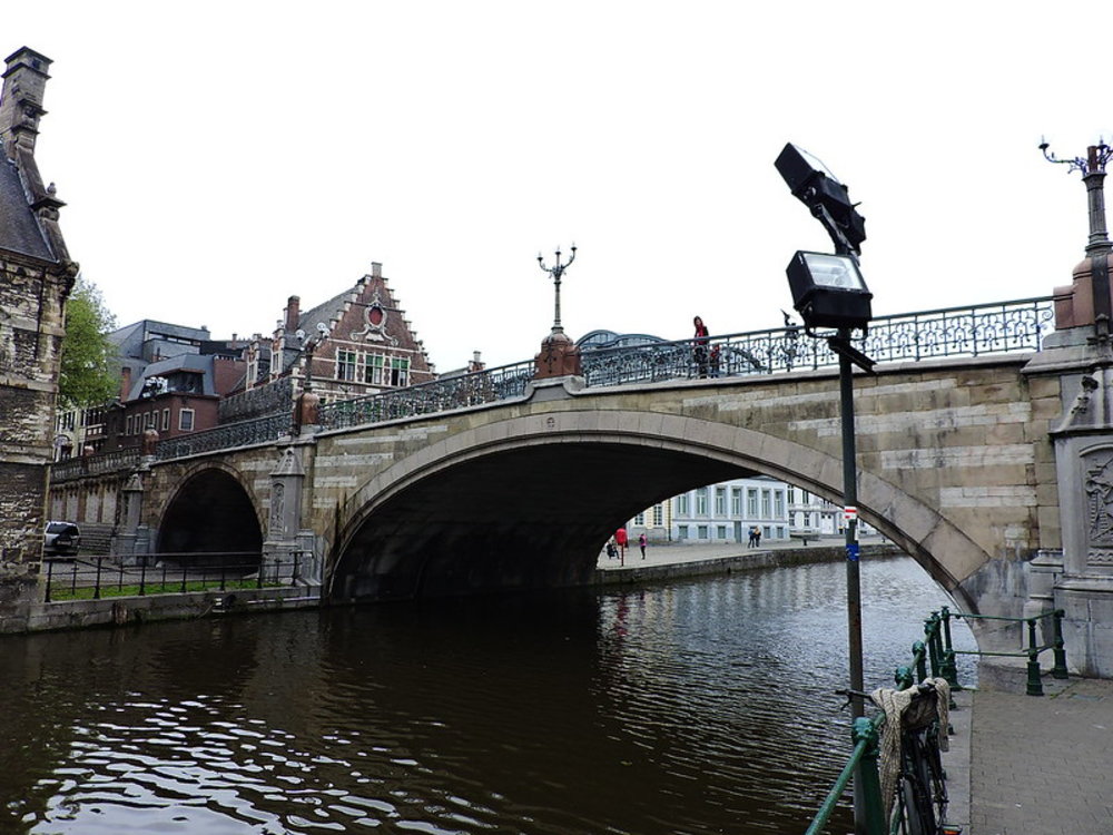根特景點推薦聖米歇爾橋周邊