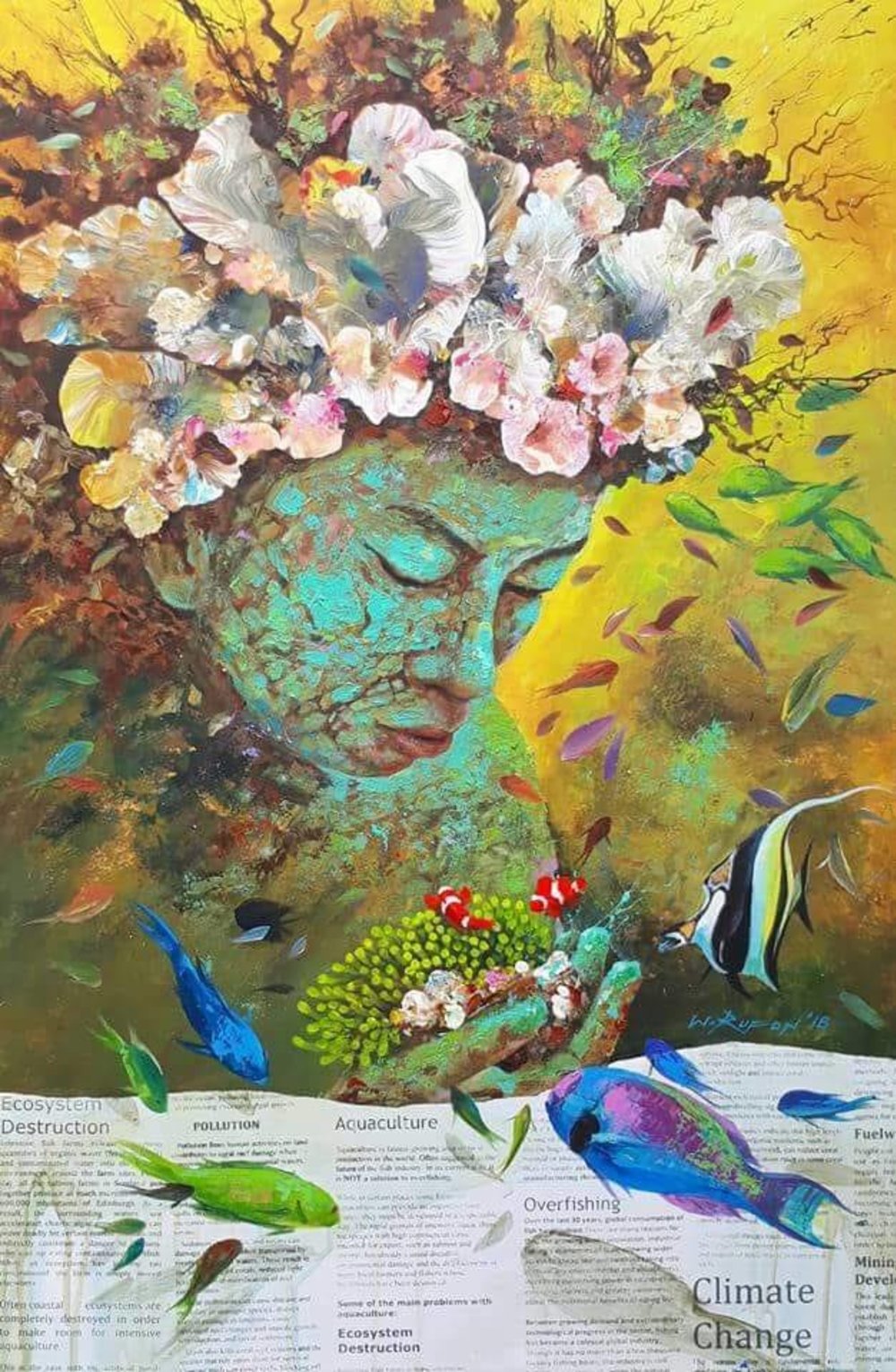 Girl in the painting