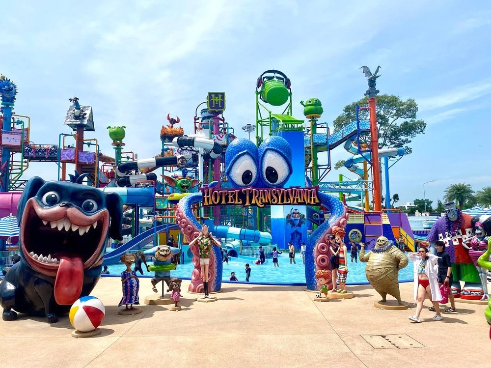 ที่เที่ยวพัทยา สวนน้ำใกล้กรุงเทพฯ โคลัมเบีย พิคเจอร์ส อควาเวิร์ส ธีมพาร์ค