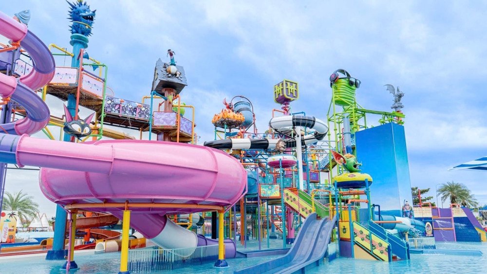 ที่เที่ยวพัทยา สวนน้ำใกล้กรุงเทพ โคลัมเบีย พิคเจอร์ส อควาเวิร์ส ธีมพาร์ค