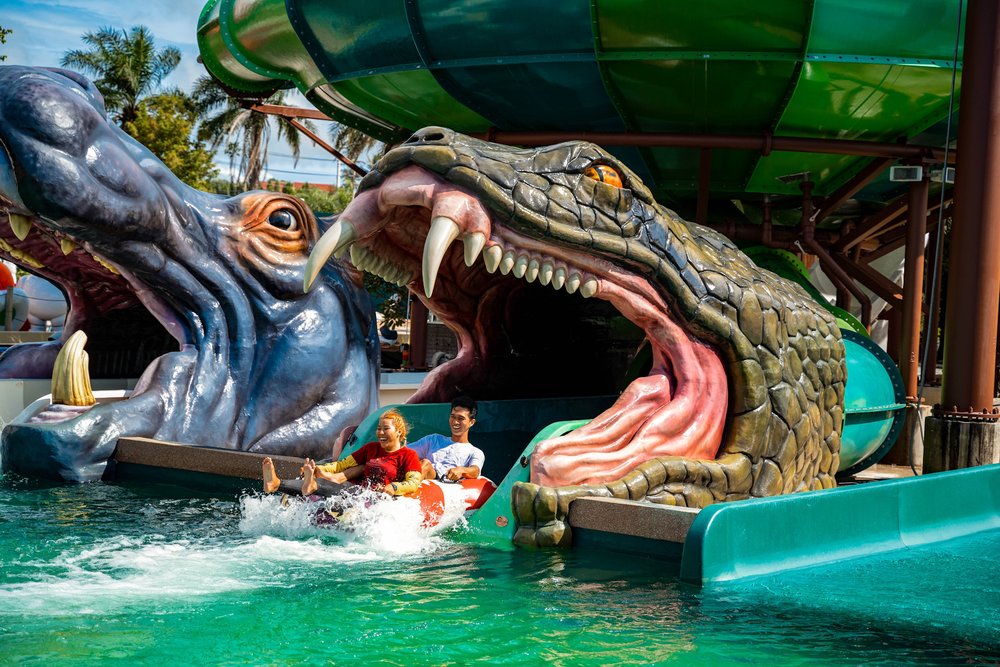 จังเกิล สแตมพีด (Jungle Stampede) สไลเดอร์โค้งมหาประลัย