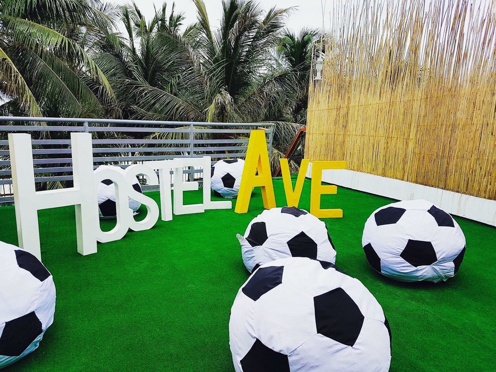 Hostel Avenue hangout area