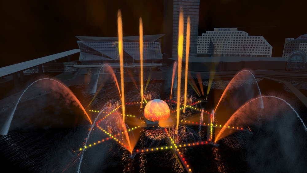 Watch the elements that create our world dance. Image credit: 'Elemental' artist impression by Oracle Liquid, Foti International, Adam Farrow-Palmer