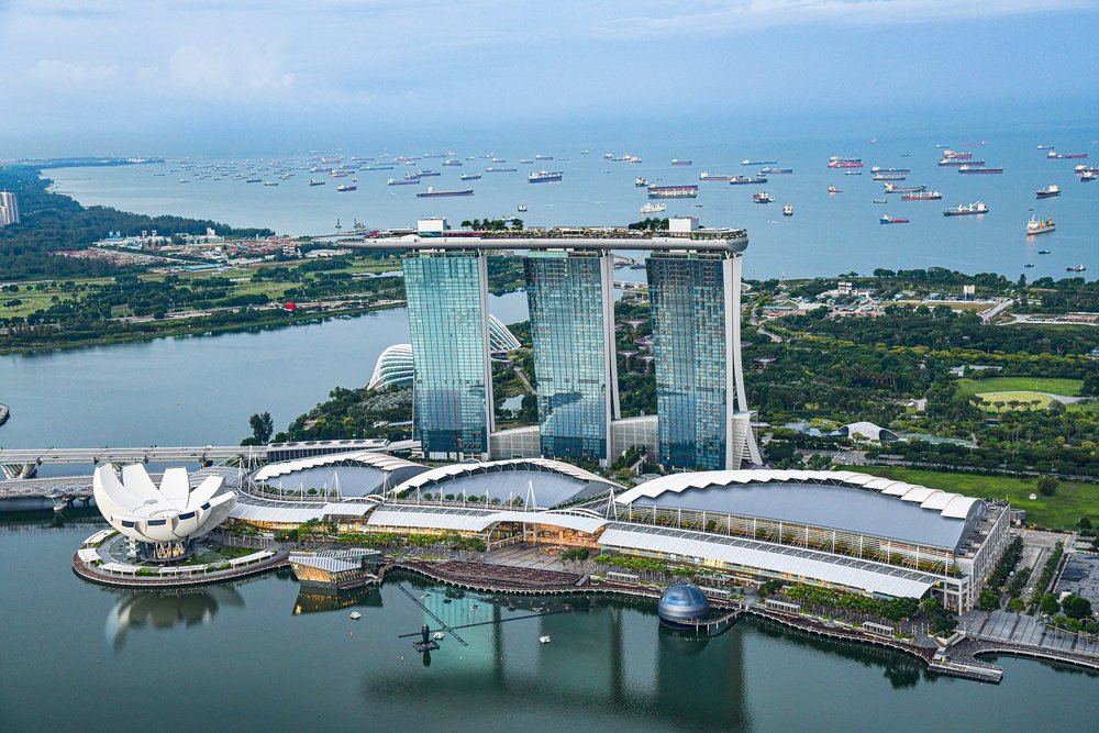 Marina Bay Sands view from the top