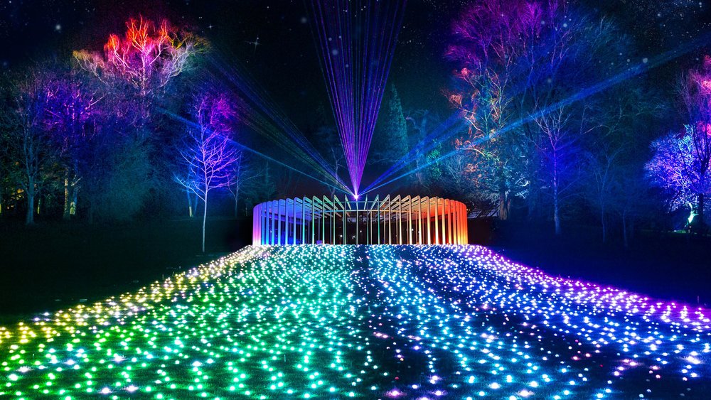 Journey through a spellbinding and multi-sensory world at Vivid Sydney 2023. Image credit: 'Lightscape'by Culture Creative.