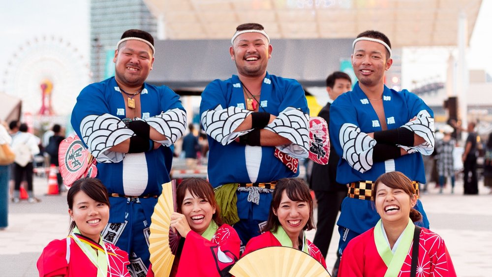 dudes in kimonos posing 