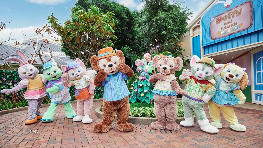 香港迪士尼Duffy與好友同萌遊