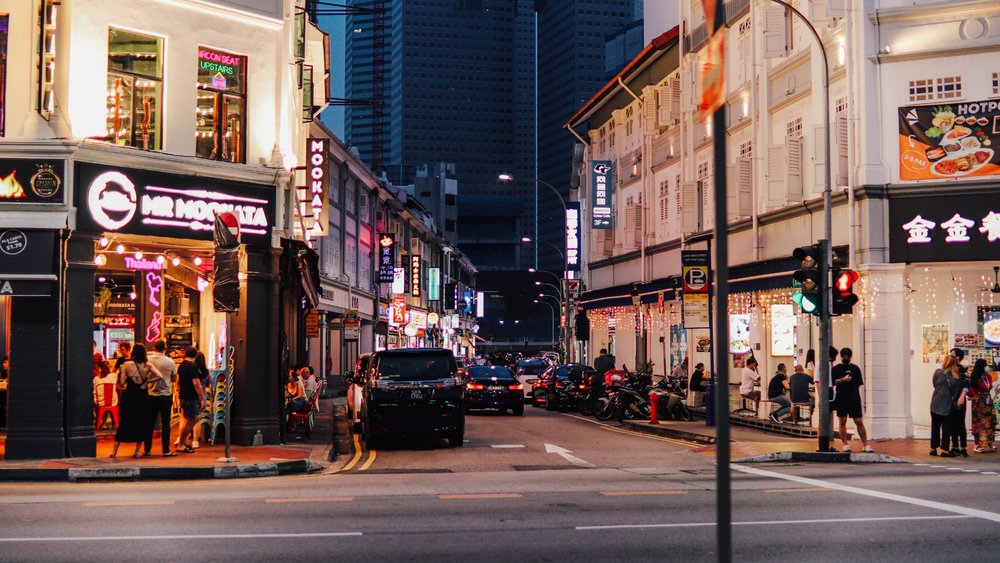 Bugis Street at night