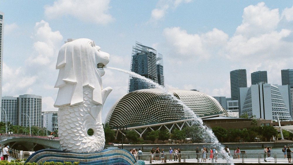 The Merlion at Singapore