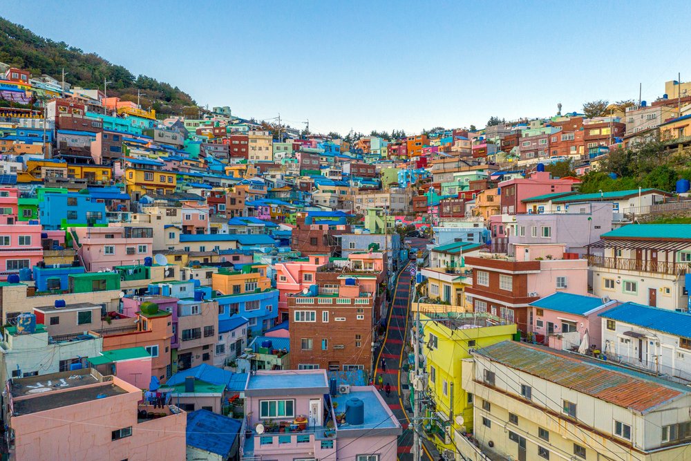 หมู่บ้านวัฒนธรรมคัมชอน - ปูซาน ขอบคุณภาพจาก: TRAVEL CLICKS