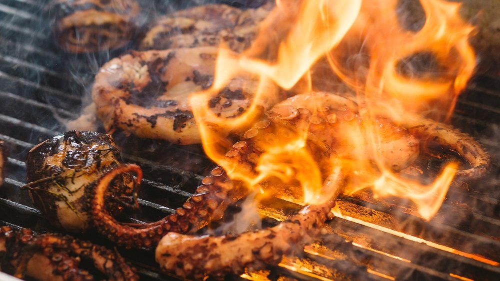 Image credit: Vivid Fire Kitchen at the Cutaway, Barangaroo, Vivid Sydney 2023