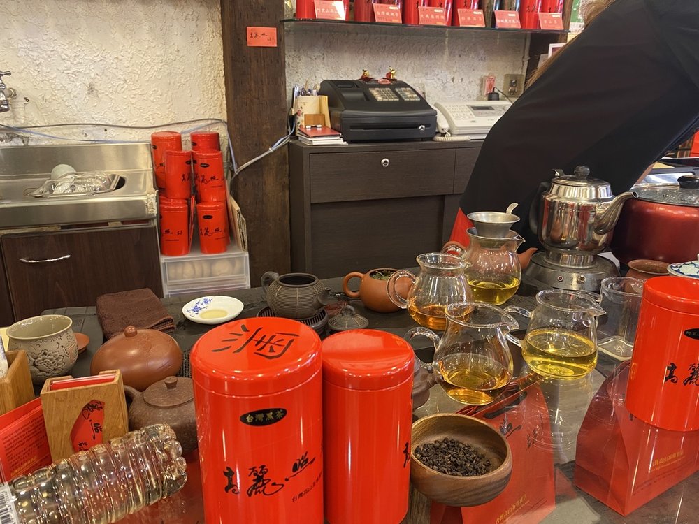 台湾茶の試飲