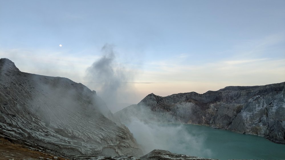 Mount Ijen lake