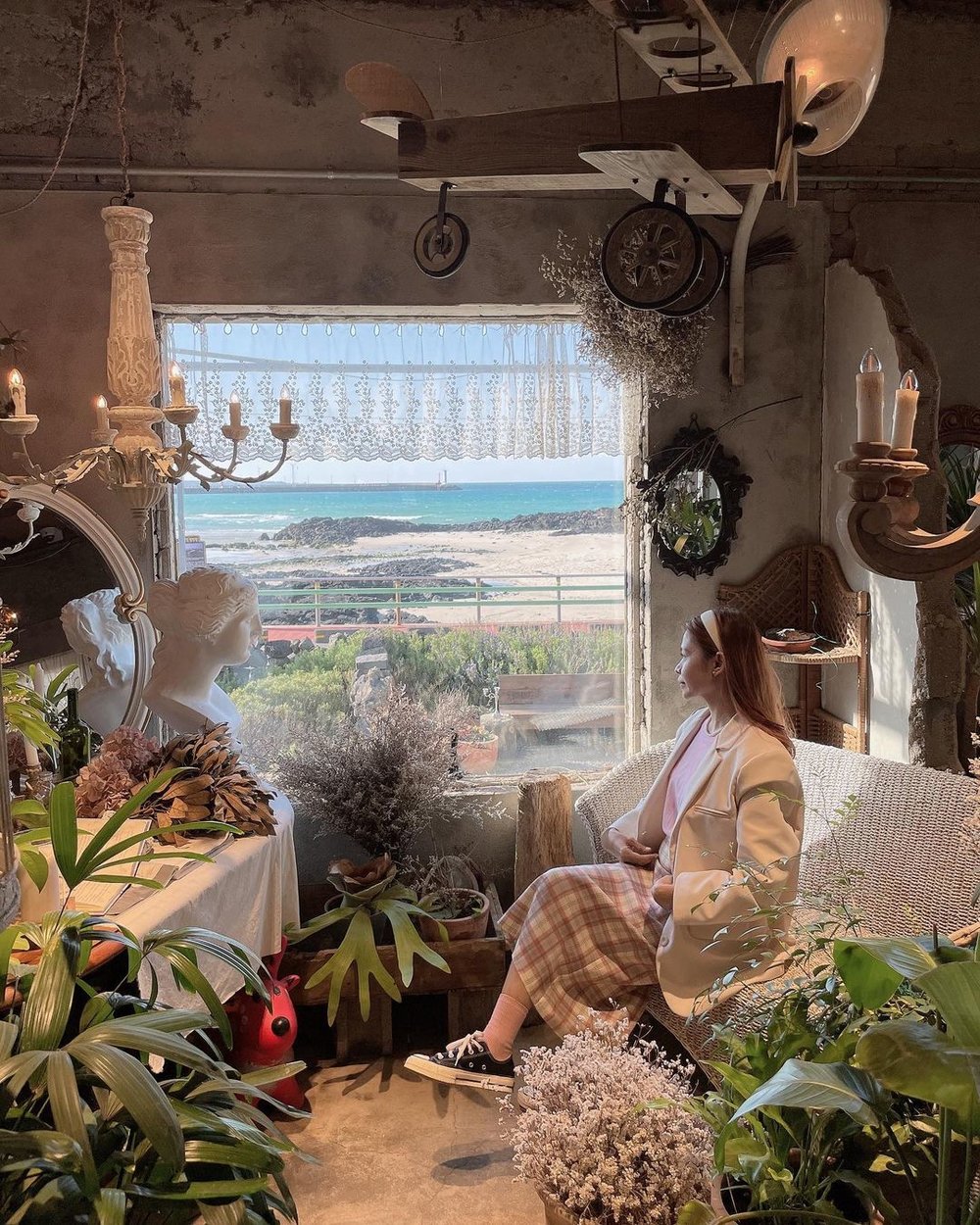 Cafe Hallasan restaurant in Jeju