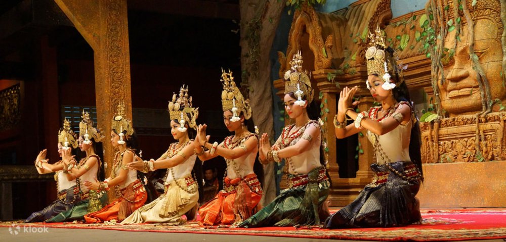 柬埔寨仙女舞蹈表演