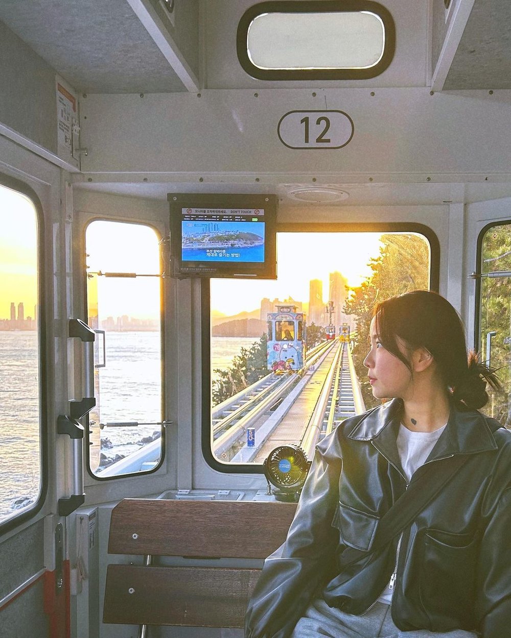 Haeundae Blue Line Park Train & Capsule instagrammable location in Busan