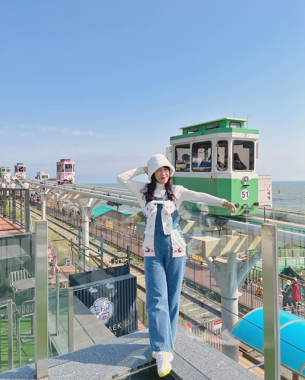 Haeundae Blue Line Park Train & Capsule aesthetic spot in Busan
