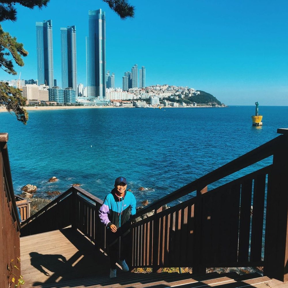 Dongbaek Island instagrammable place in Busan