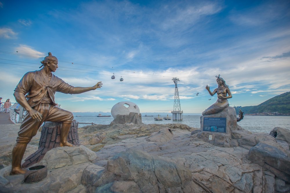 มุมถ่ายรูปของชายหาดซงโด