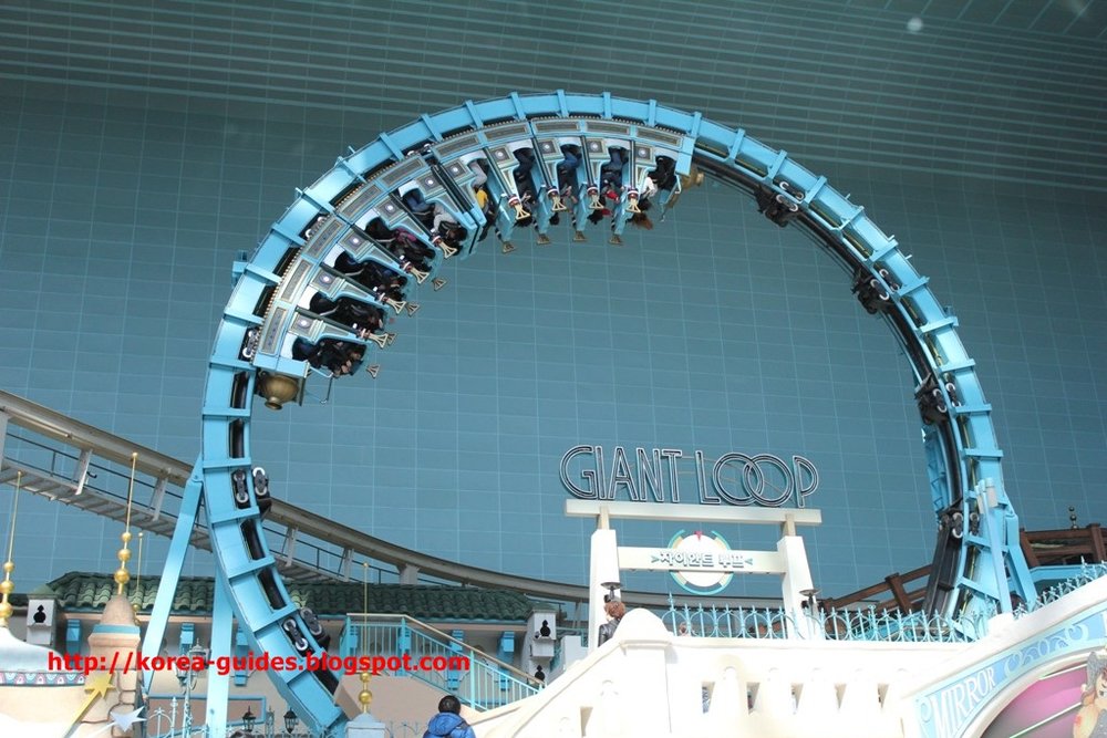 Giant Loop ขอบคุณภาพจาก: http://korea-guides.blogspot.com/2017/08/lotte-world-theme-park-seoul.html