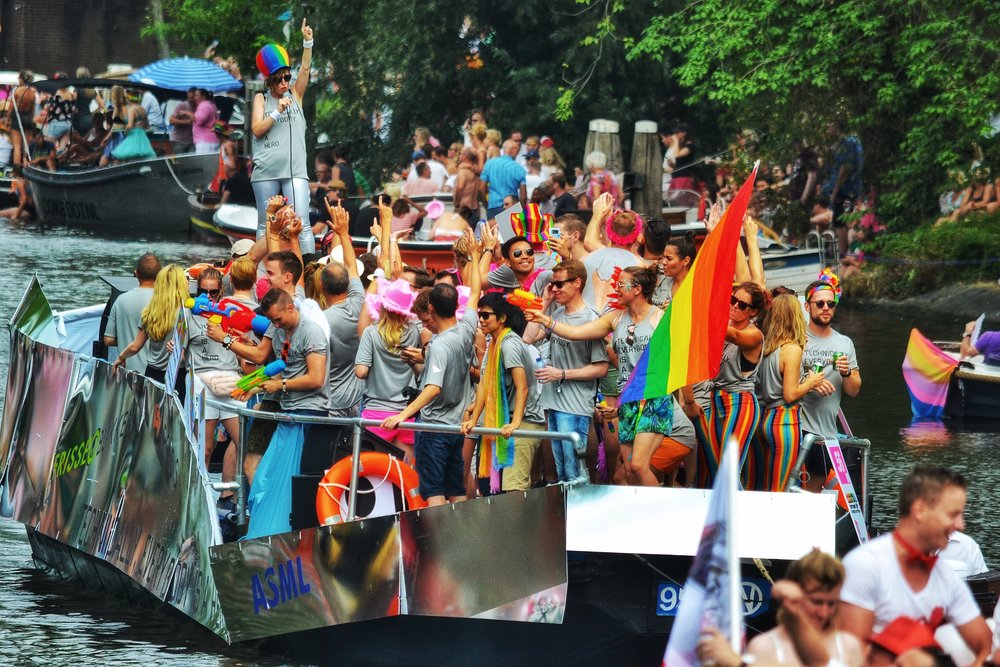 amsterdam pride float