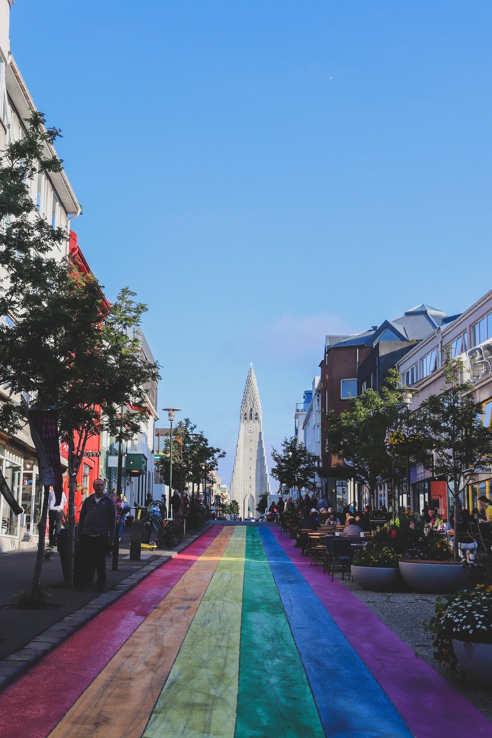 iceland rainbow street