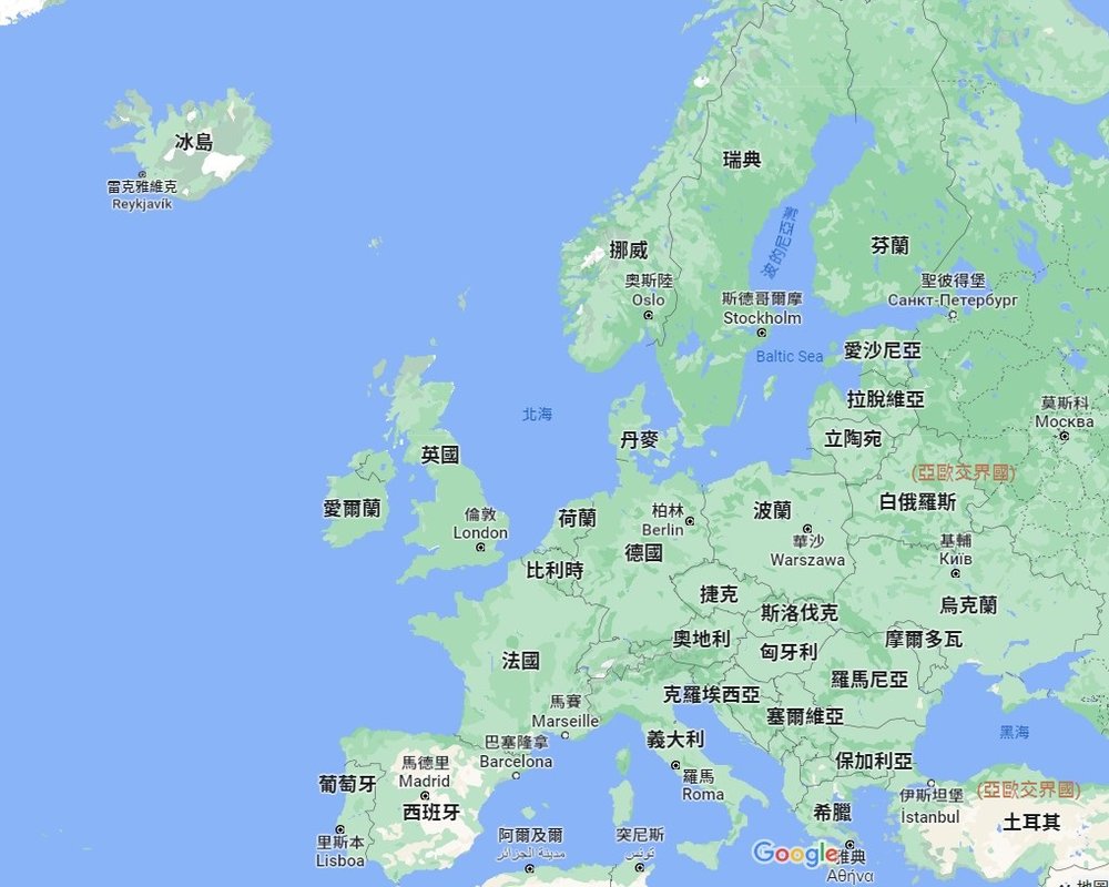 歐洲旅遊｜歐洲地圖介紹