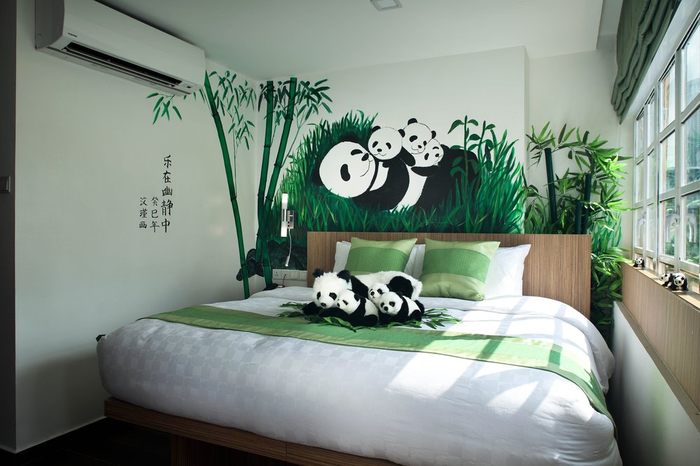 Panda room in Hotel Clover The Arts