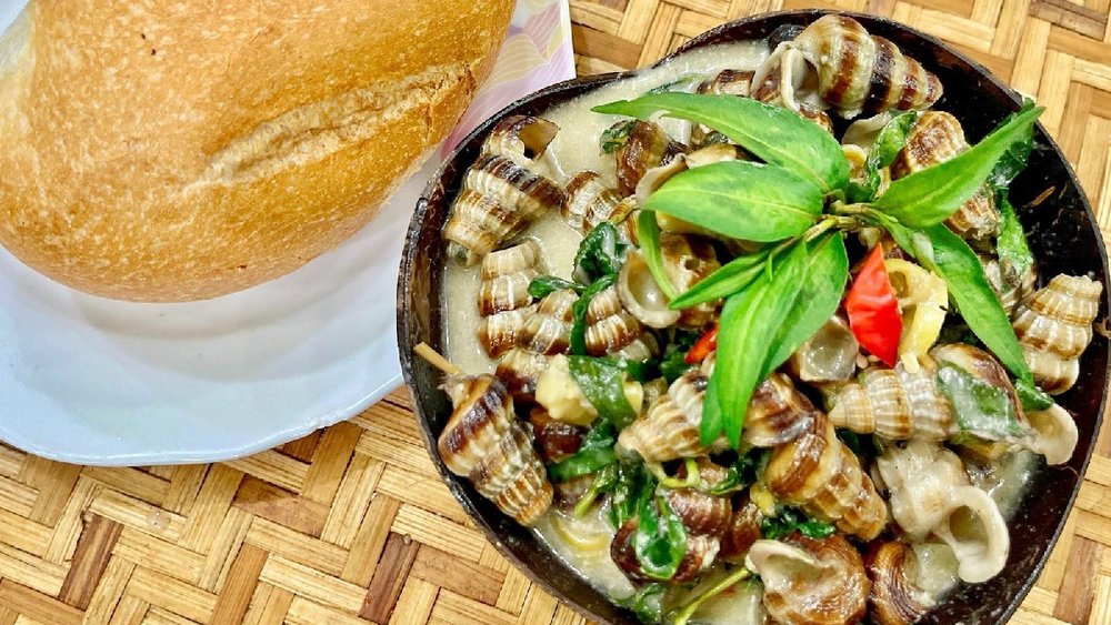 Ốc Len Xào Dừa - Món Ngon Miền Tây Béo Ngậy, Thơm Lừng