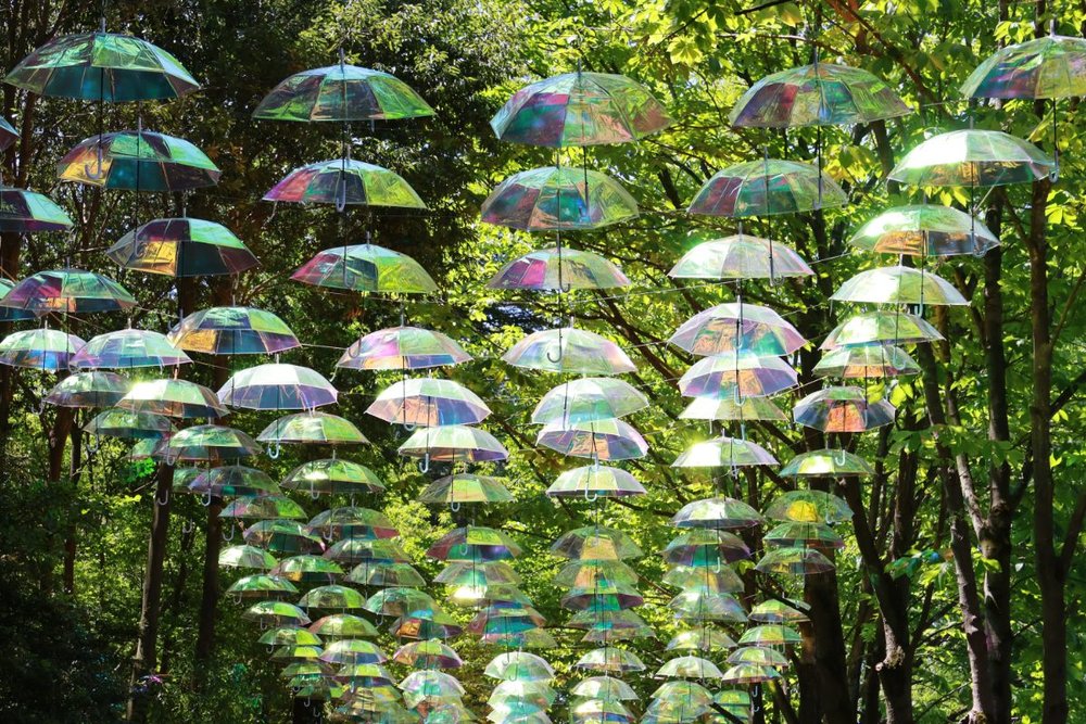 ムーミン　アンブレラスカイ 2023 オーロラの傘