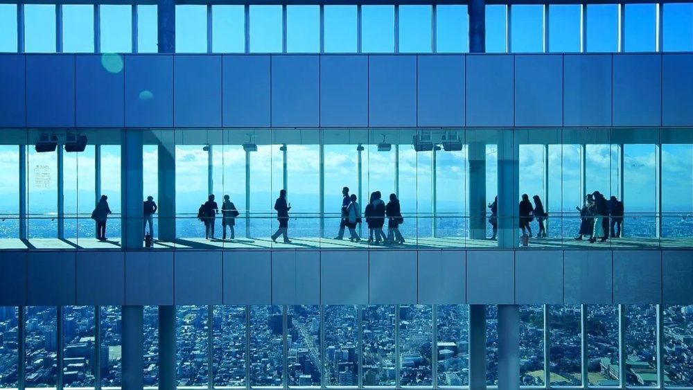 Get the best view of Osaka from this angle.