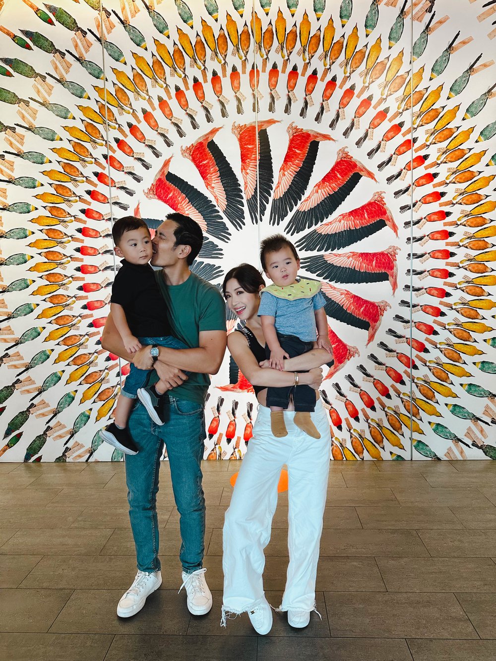 kryz uy and slater young with two sons