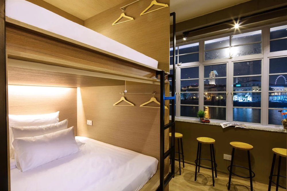 Beat. Capsule Hotel Boat Quay - Bed