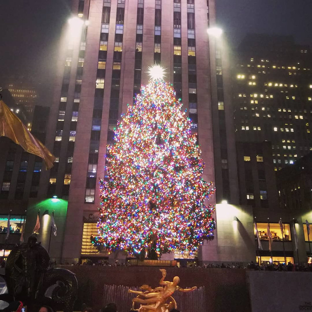 NY ロックフェラー・センター クリスマスツリー