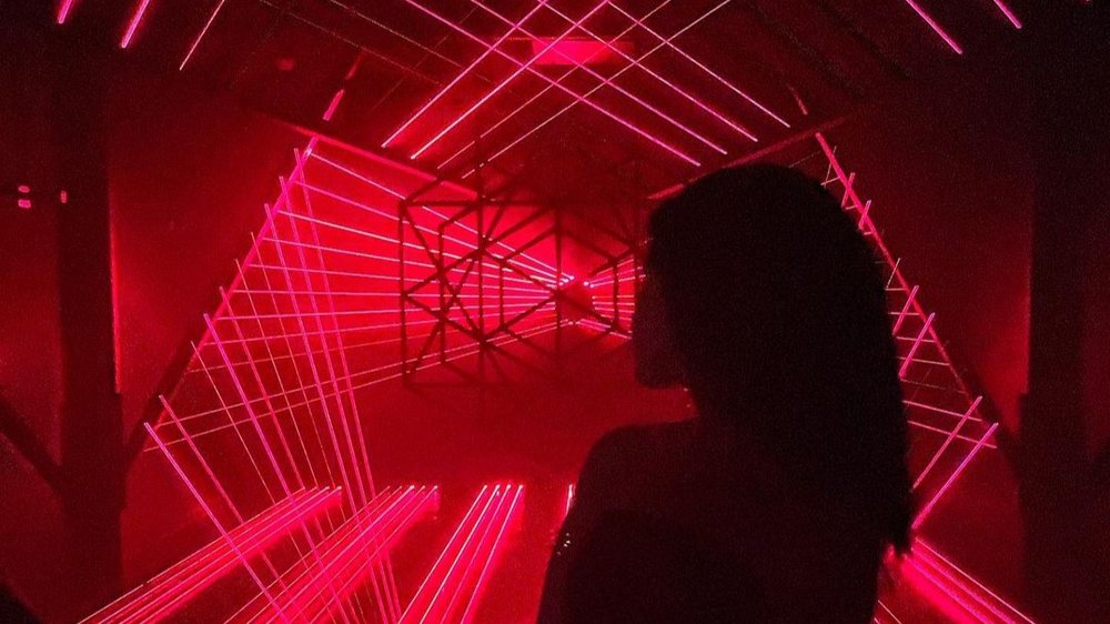 You'll leave the place AMAZEd by the immersive installations and audio-visuals here! Credits: @fleur_rebelle26 on Instagram