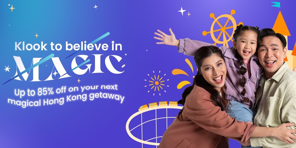 klook to believe in magic campaign poster