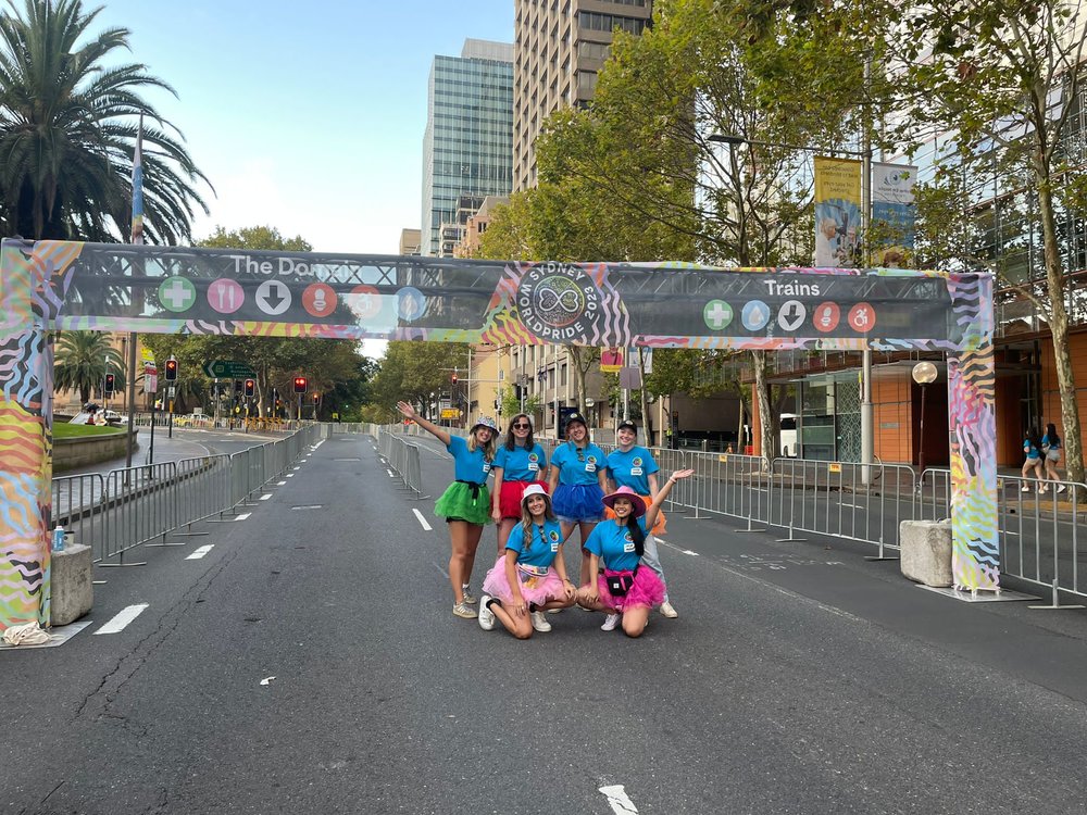 coolorful arch for pride