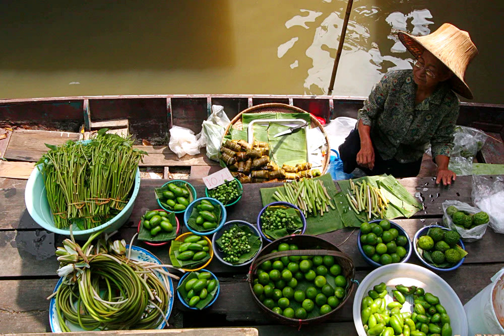 Chợ nổi Taling Chan Bangkok