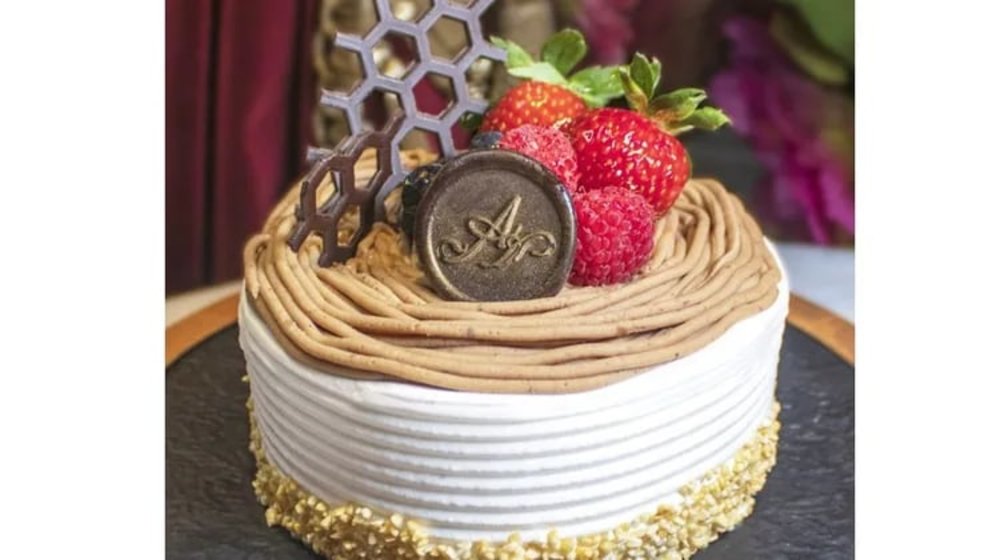 香港歷山酒店蛋糕 栗子蛋糕